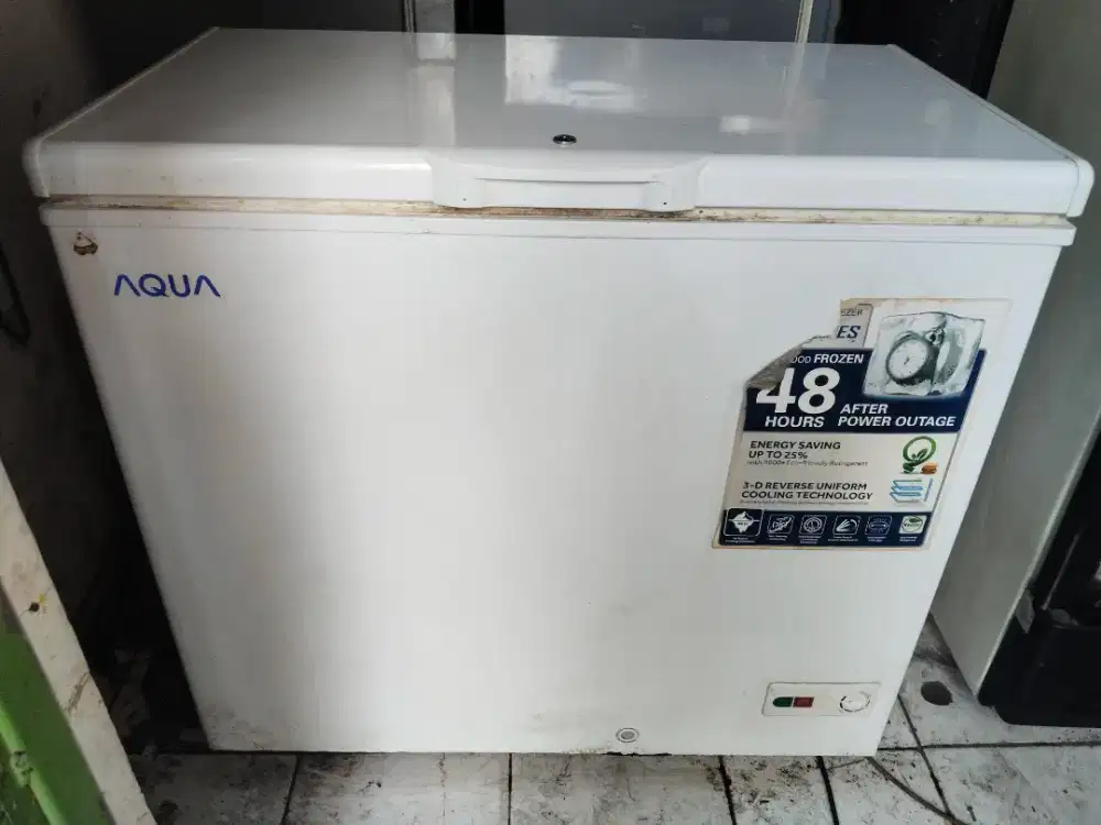 Freserbox aqua 220liter normal beku siap pakai