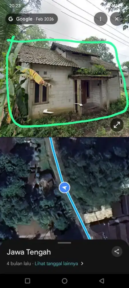 Jual rumah setengah jadi harga Rp 160 jt