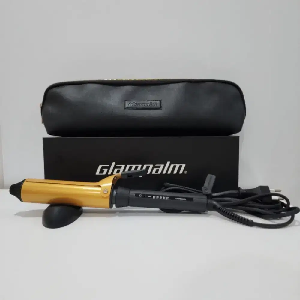 GLAMPALM curling iron uk : 36 mm GP618 LIKE NEW!!