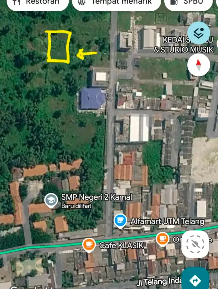 Tanah Dekat Jalan Raya Kampus UTM