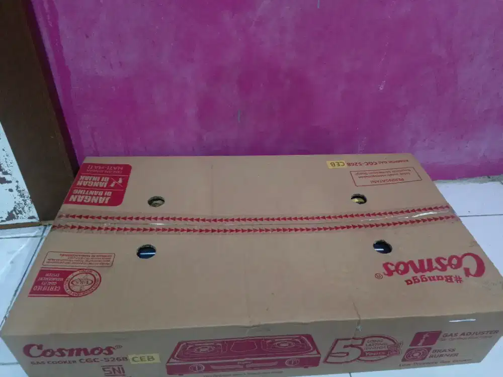 Kompor gas merk cosmos 2 tungku