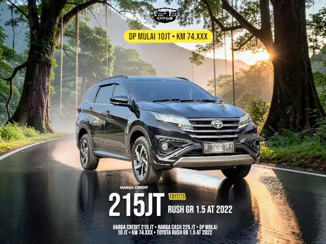TOYOTA RUSH GR 1.5 AT 2022 - DP MULAI 10 JT