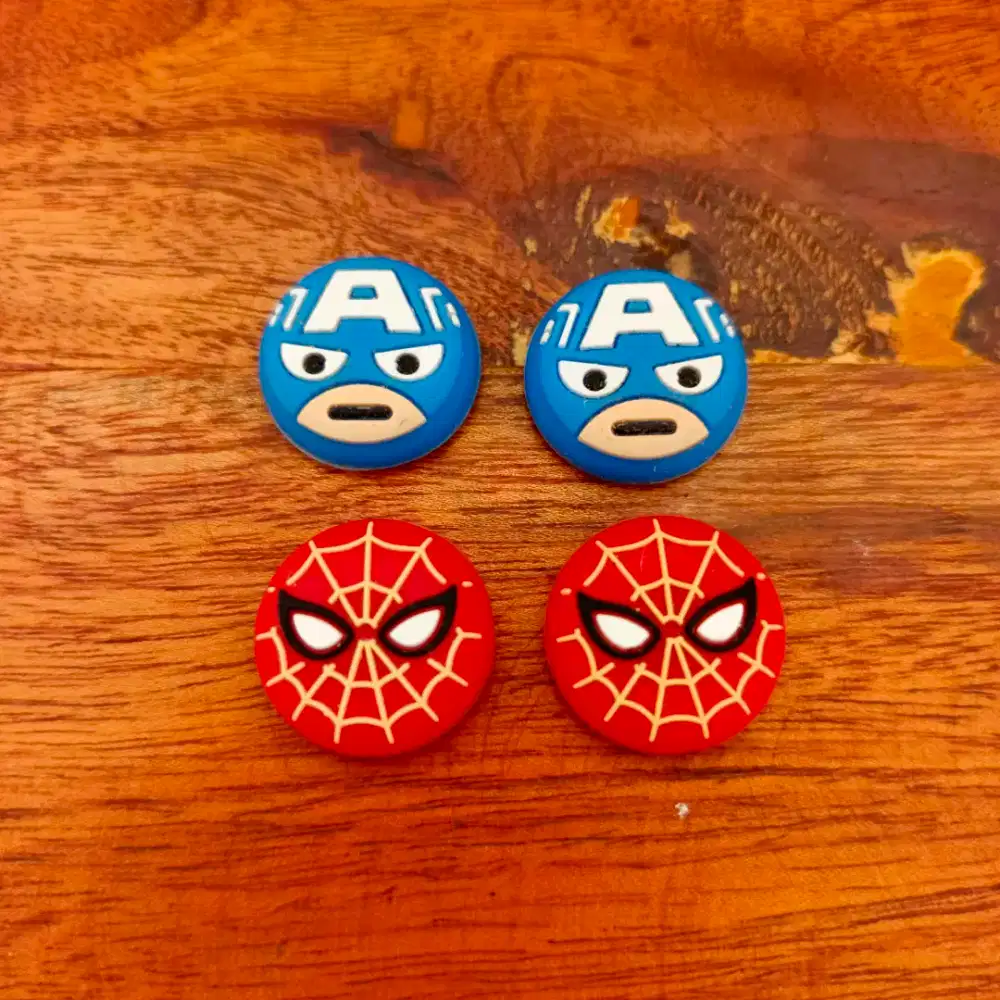 PS4 PS5 Xbox Series Super Heroes Analog Thumb Grip Cap Controller Stik
