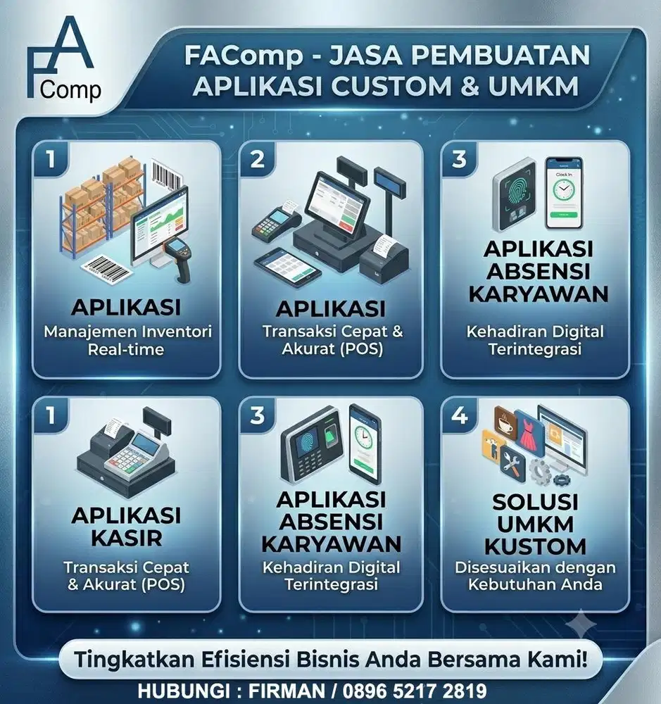 Jasa Pembuatan aplikasi, cocok untuk UMKM