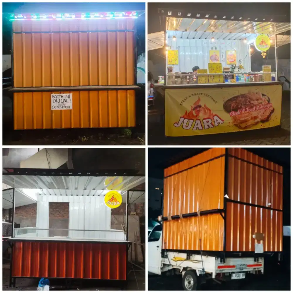 Dijual Booth Kontainer Bonus Kulkas Ex Kuliner Yamaha Land Pangsud SBY