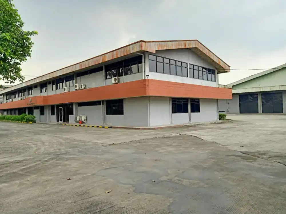 Gudang ex Pabrik Di Jl. Inspeksi Kalimalang Cibitung Bekasi