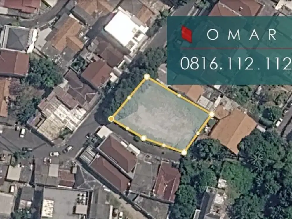 kavling hook dua sisi kuldesak menarik untuk di pecah 4- 5 rumah belakang bidakara patra kuningan tebet harga nego