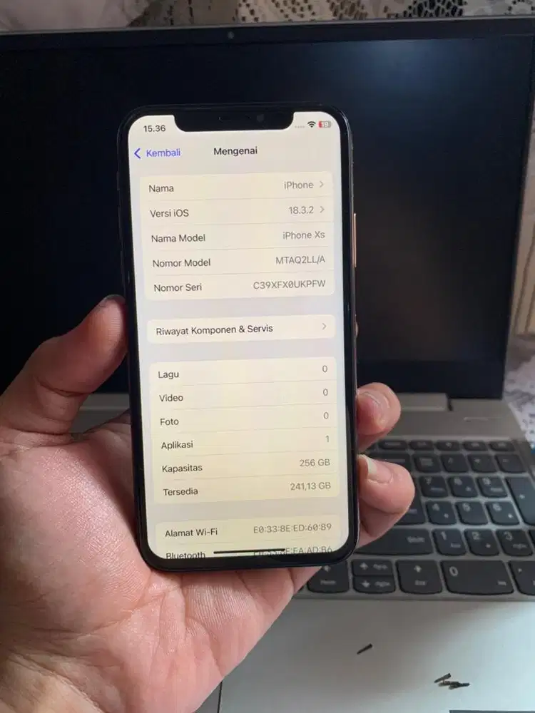 Iphone xs 256 Byp4s wifi only
