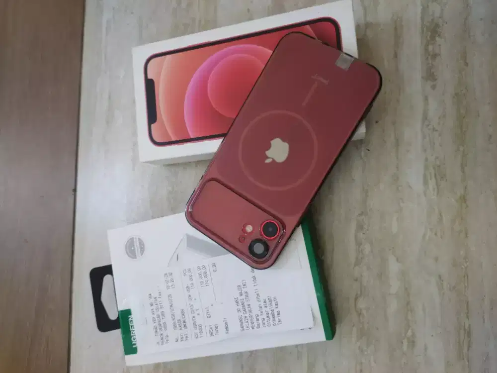 Iphone 12 64gb inter all operator fullset dus slimbox ori