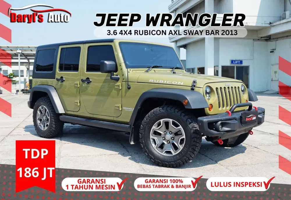 2013 JEEP Wrangler Rubicon 3.6 AXL SWAY BAR Pentastar 4X4 AT Tdp186jt