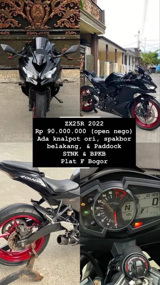 Dijual Kawasaki Zx25R 2022
