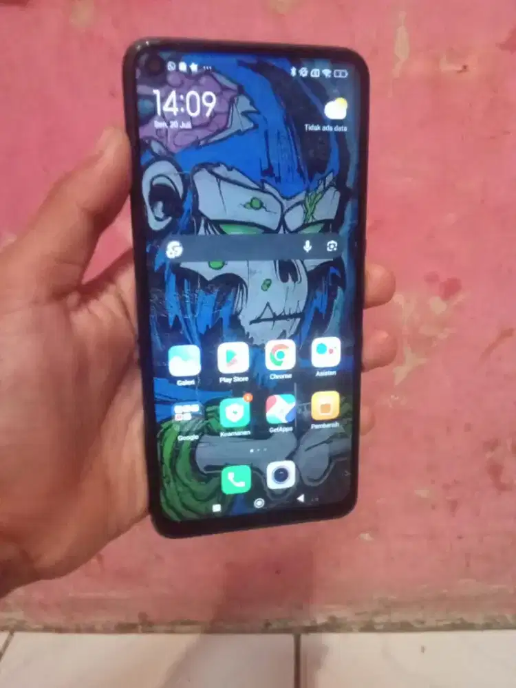 redmi note 9 ram 4/64 hp+dus minus sidik jari smaa ga bisa pake