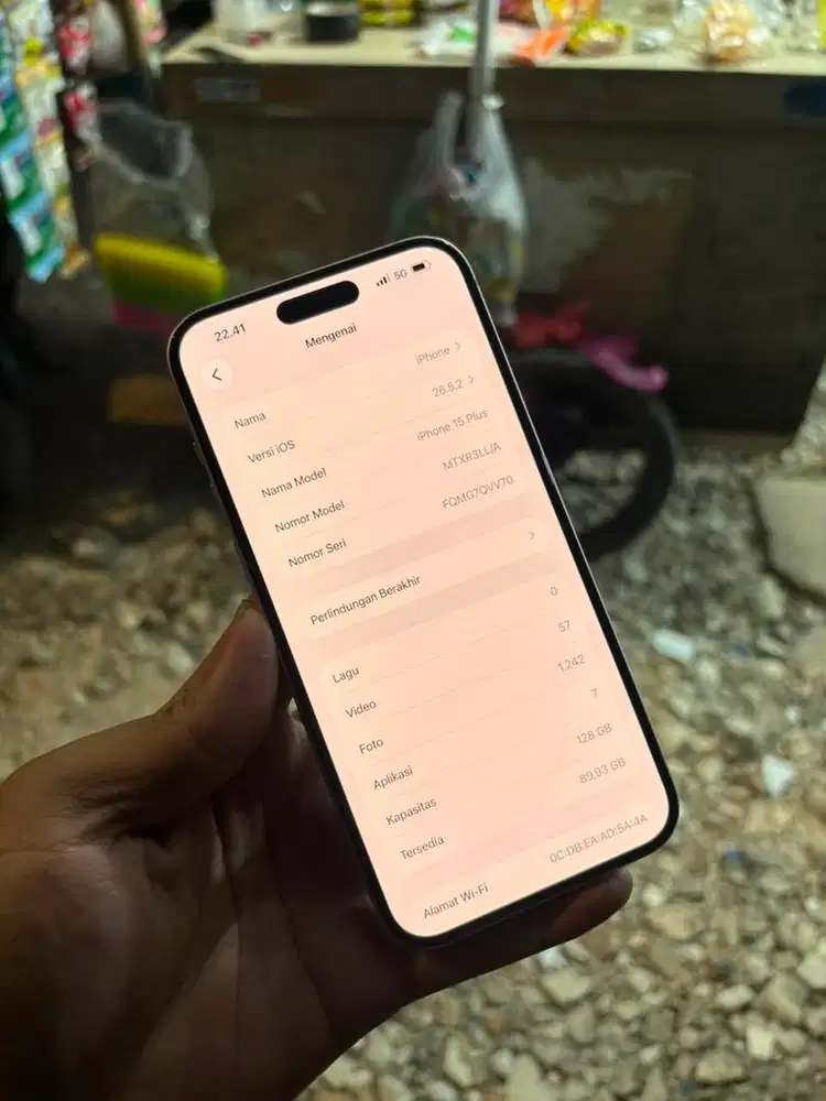 Iphone 15plus 128gb ex inter