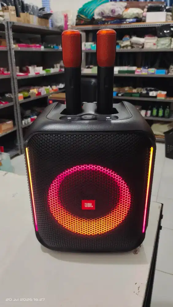 Jbl Partybox Encore 2 mic portable bluetooth karaoke speaker by Harman