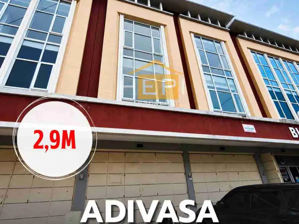 Dijual Ruko Minimalis Modern 3 Lantai di ADIVASA Tanahmas Harga Paling Ekonomis