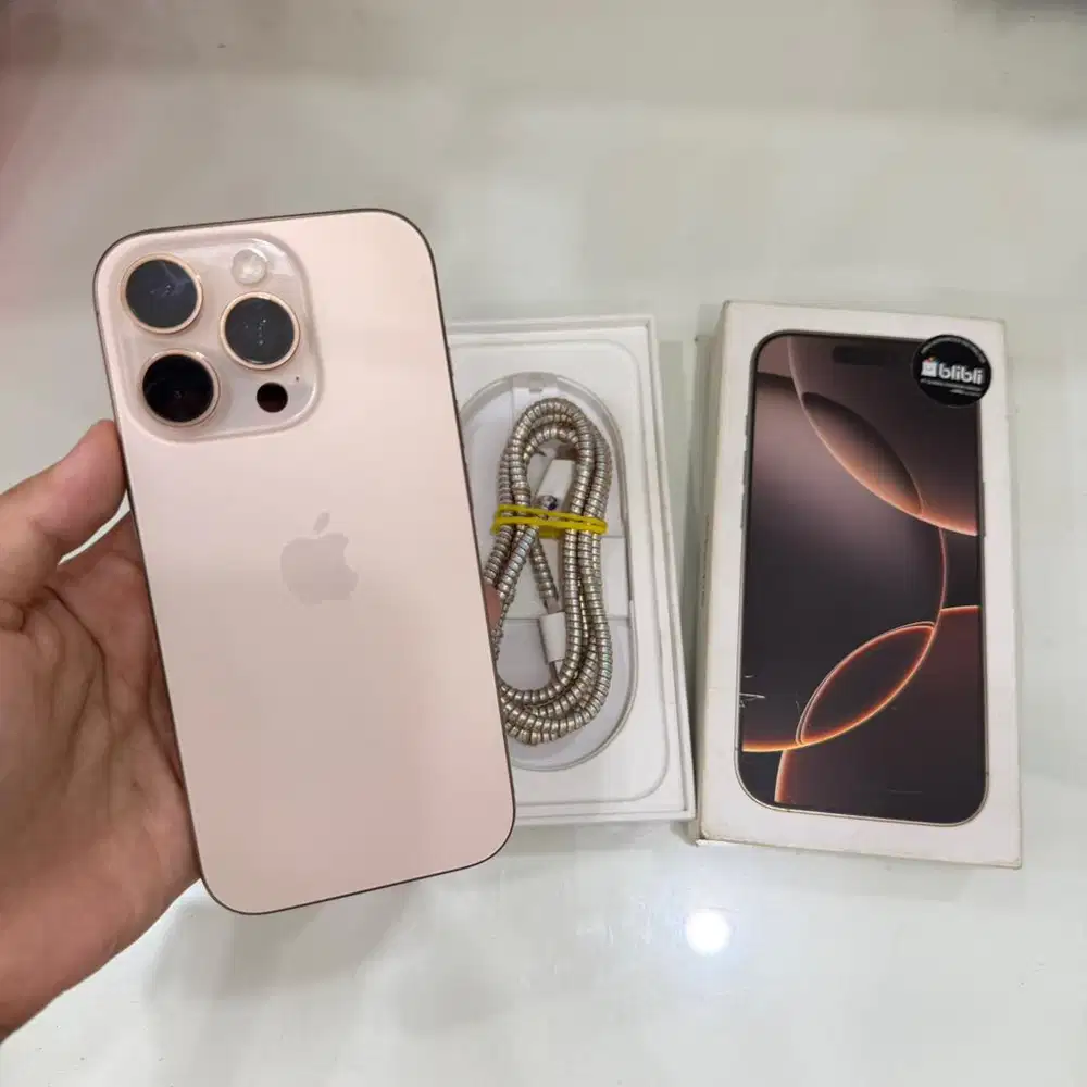 Iphone 16 Pro 128 Gb Ex iBox Fullset Mulus