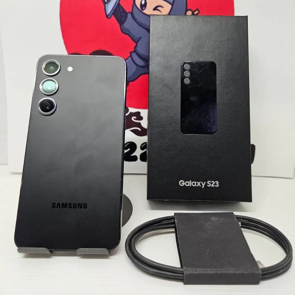 Samsung Galaxy S23 Black 8/256 Fullset Sein No Minus