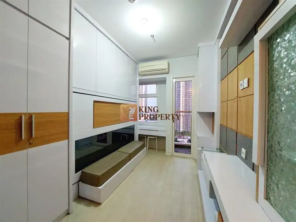 Furnished Compact Nyaman, Disewakan Studio Madison Park Siap Huni Selangkah ke Central Park Mall, Taman Anggrek & APL Tower, Podomoro City Jakbar