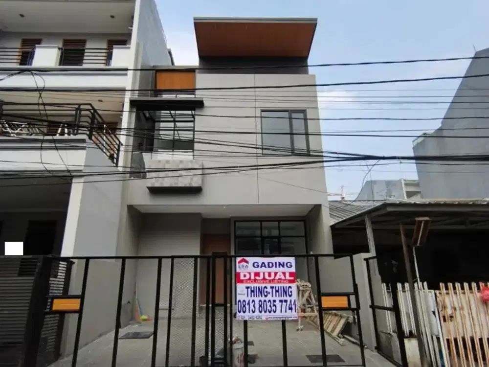 Ss.3864 - Murah !! Dijual Rumah Minimalis Modern 6x17 Brand New Hadap Utara di Kelapa Puan