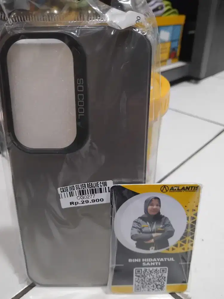 CASE IMD SILVER REALME C100 | ATLANTIS DAHSYAT