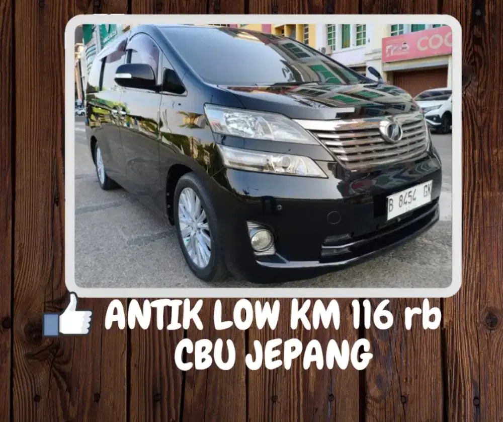 VELLFIRE V AT 2010 CBU JEPANG Toyota Velfire 2.4 V Matic Automatic