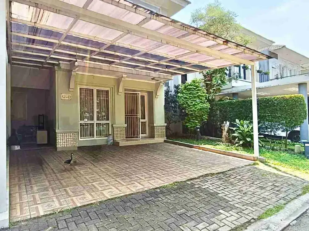 Dijual cepat rumah cluster lokasi strategis dekat Al Azhar BSD