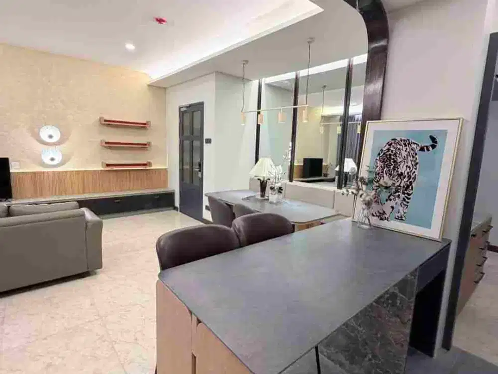 Dijual Apartemen 3 Bedroom Hegarmanah Residence Apartment Furnished Lantai Tinggi Bandung