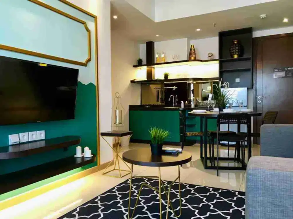FOR RENT / SEWA Apart 2BR Full Furnished Cantik MTOWN SIGNATURE In Front Of Mall SMS. Gading Serpong