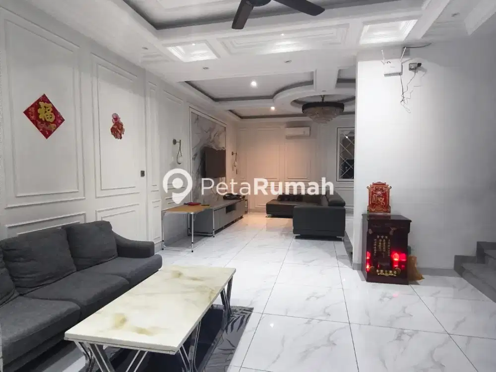 DIJUAL VILLA FULL FURNISH JALAN GAPERTA UJUNG KOMPLEK GIVENCY ONE (WIBOWO)