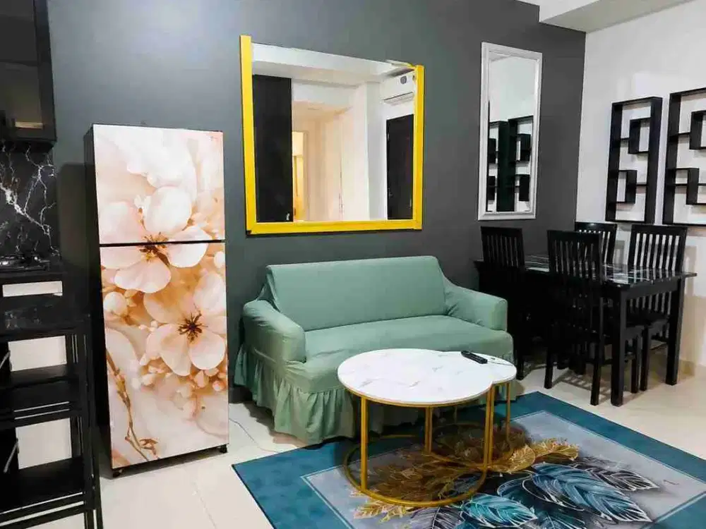 Dijual Unit Apartemen Mediterania Garden Residence 2 Tipe 2bR hook Kondisi Furnished