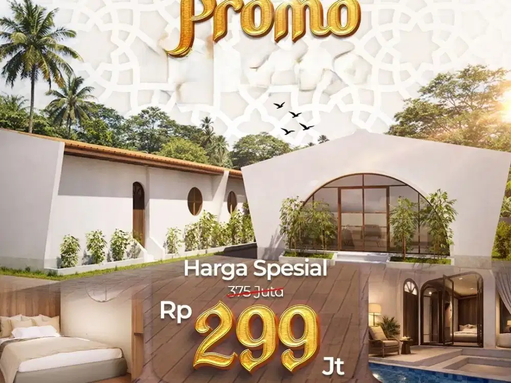 Private Living Villa Investasi Properti dengan Garansi Pendapatan & Garansi BEP 5 Tahun