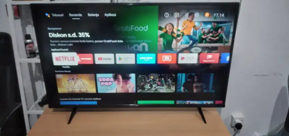 TCL Android smart tv 43 inch