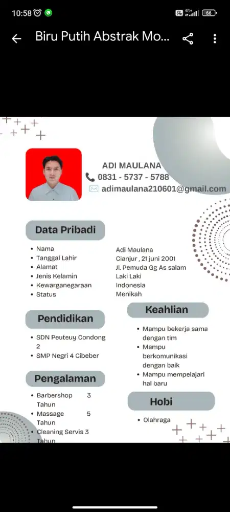 Mencari pekerjaan
