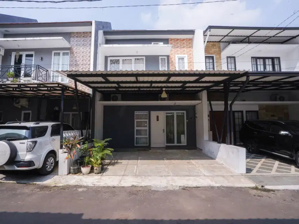 Rumah 10 Mnt ke Gerbang TOL Cibubur SHM Hadap Timur Siap KPR  J-41044