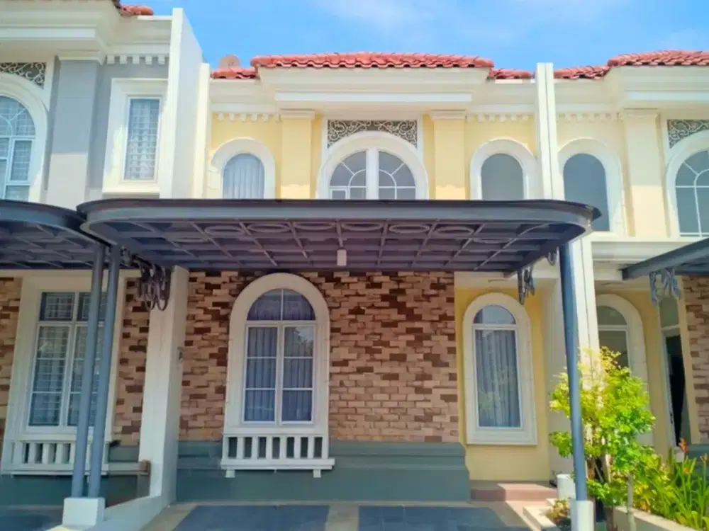 Rumah 2lt luas 6x15 90meter 4KT Cluster La Seine JGC Jakarta Garden City