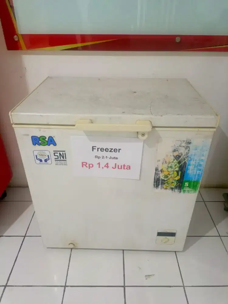 Freezer RSA, masih OK, jual murah!