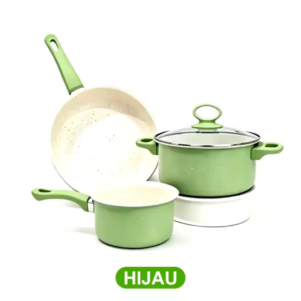 Set panci stream gorengan anti lengket