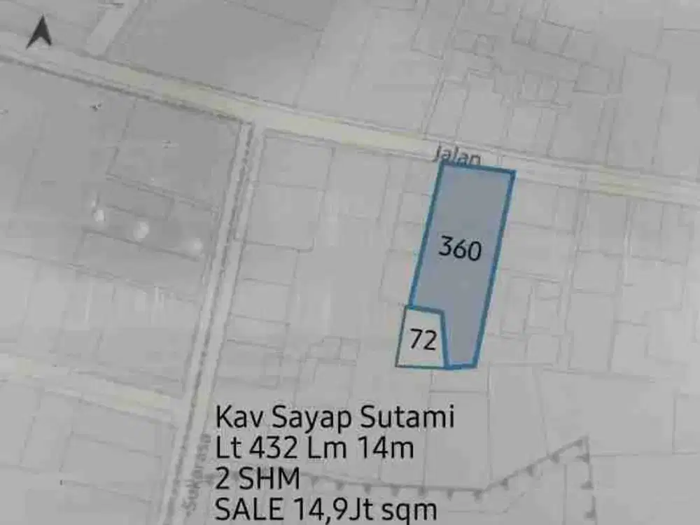 Kavling Sayap Sutami Sarijadi