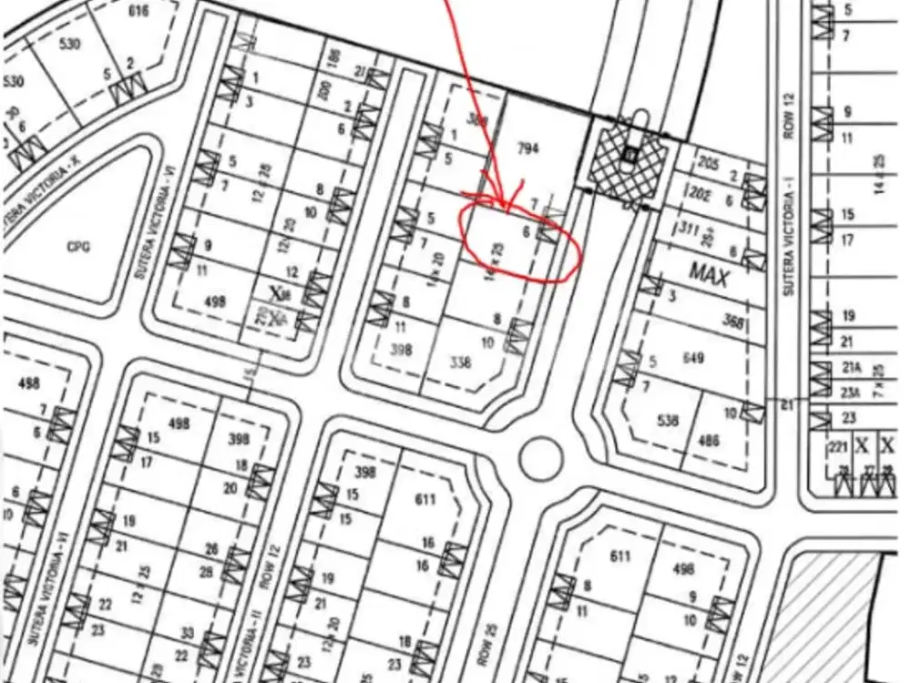 Dijual Cepat Kavling Tipe Badan di Boulevard Sutera Victoria - Alam Sutera