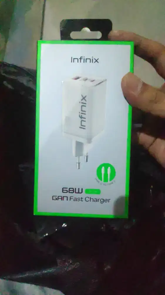 Charger original infinix 68 watt
