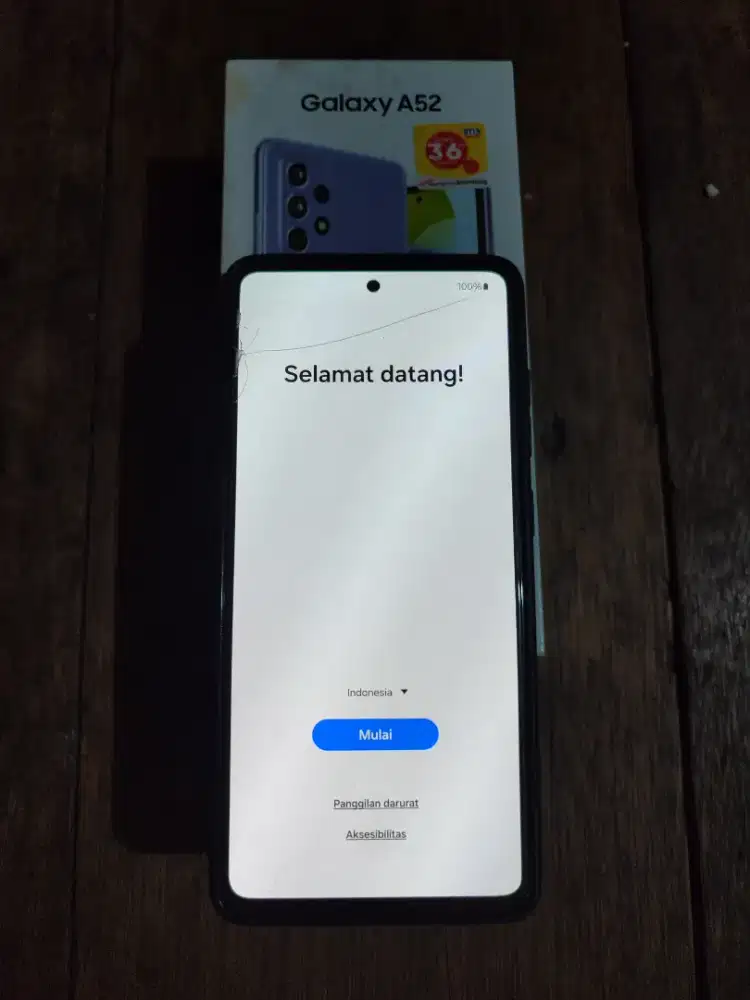 Samaung galaxy A52 warna purple