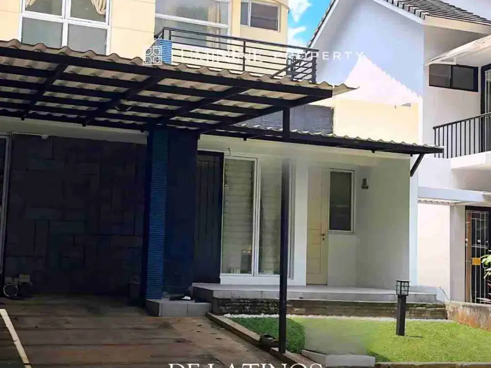 DIJUAL CEPAT RUMAH DI DELATINOS BSD, 3 MENIT KE ST RAWA BUNTU & TOL BSD, BISA KPR