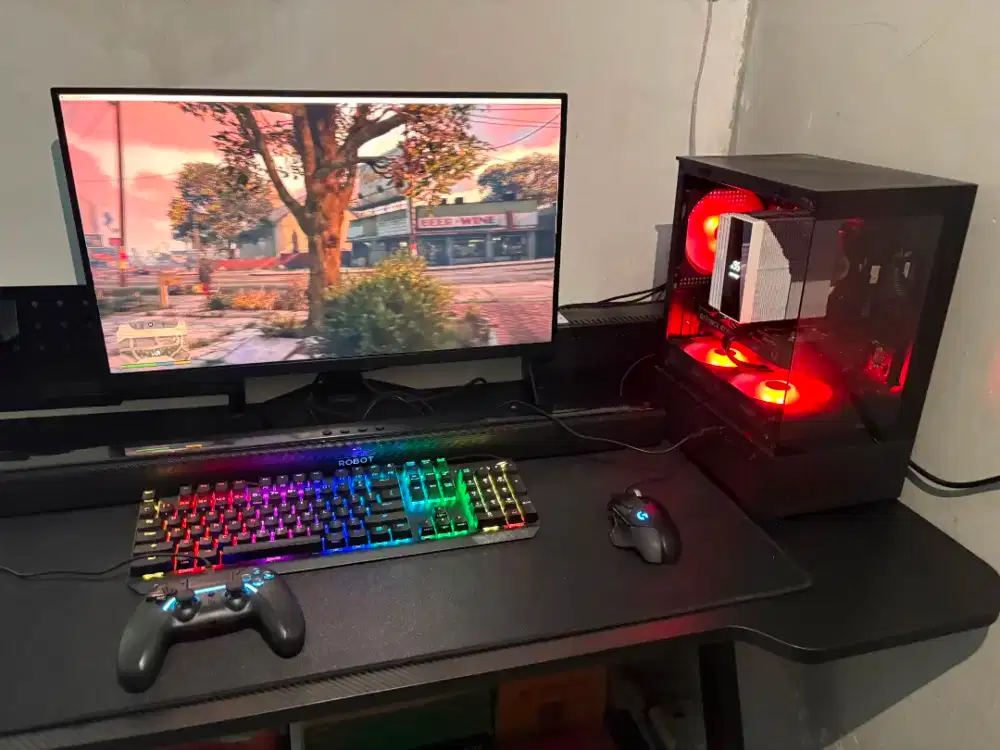 Fullset PC Gaming i5-14400F + RTX 5050 + Monitor 27 QHD 180 Hz
