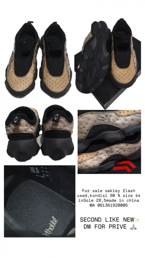 Oakley sepatu, ransel, troly