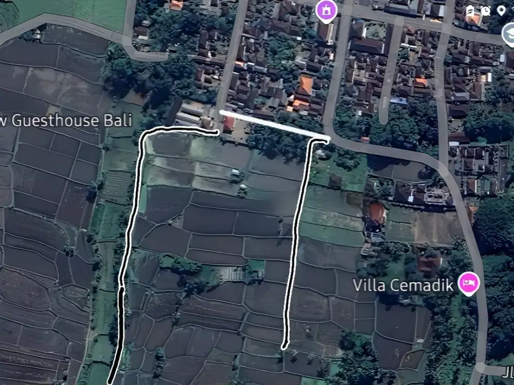 Dijual Murah Tanpa Perantara, Langsung dengan Pemilik, Tanah Sawah di Pejeng Kangin, Tampaksiring, Gianyar Bali - Thumbnail 2