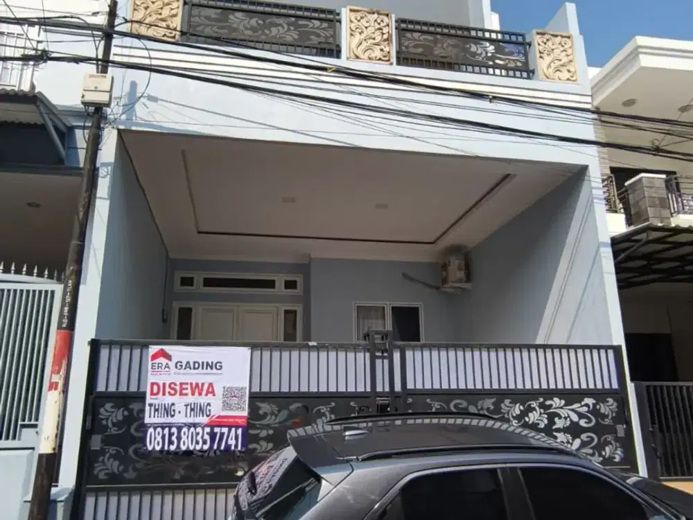 Ss.3862 - Murah !! Disewa Mumah Minimalis 6x17 Siap Huni Hadap Utara di Kelapa Puan