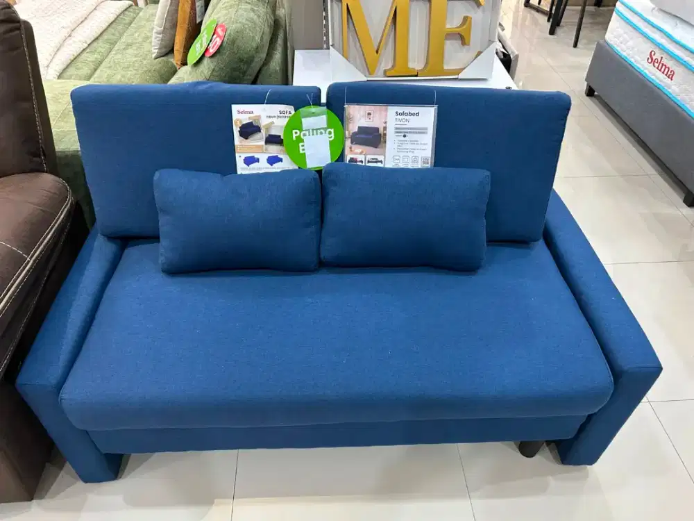 dijual sofa 2 dudukan plus sleeper