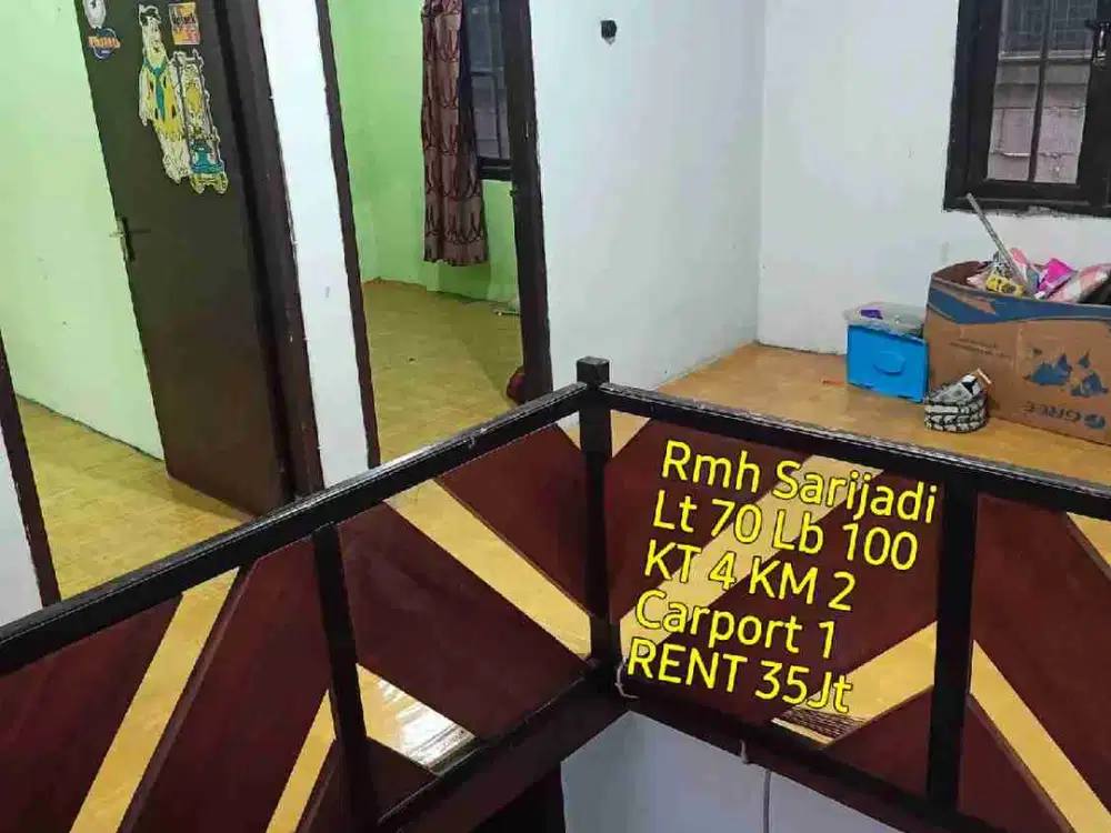 Rumah Kontrakan Sayap Sarijadi Akses mobil