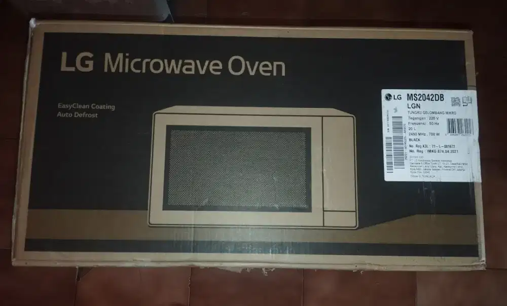 MICROWAVE OVEN LG MS2042DB 20 LITER SEGEL GARANSI RESMI