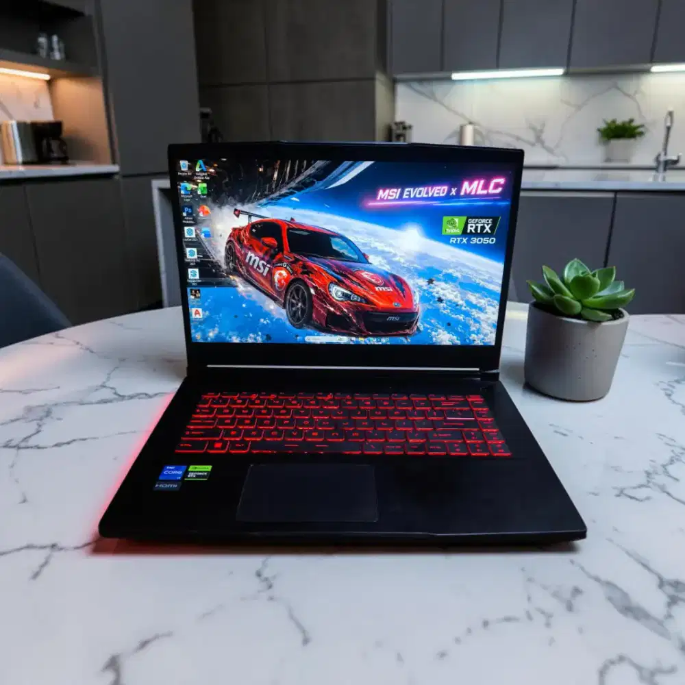Laptop Gaming MSI GF6 NVIDIA RTX 3050 i7 GEN 12 RAM 16Gb SSD 512Gb